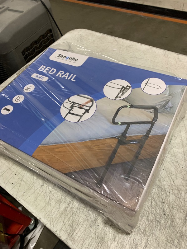 Photo 1 of Sangohe Heavy Duty Bed Rail for Senior & Elderly and People Falling Out of Bed - Foldable Bed Assist Handle - 504E