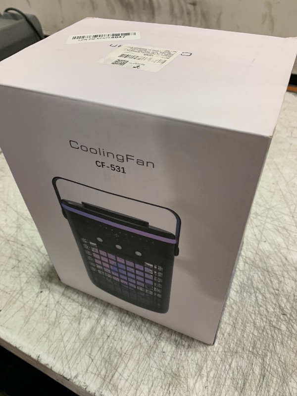 Photo 1 of Portable Air Conditioner, Evaporative Air Cooler, 2-4-8H Timer Auto-Off &Remote, Water Tank, Three ultrasonic nozzles, 3-Speed Personal Air Conditioner Cooling Fan