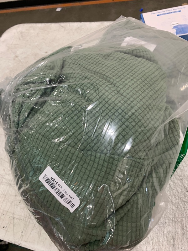 Photo 1 of H.VERSAILTEX 4 Piece Stretch Sofa Covers for 3 Cushion Couch Covers for Living Room Furniture Slipcovers (Base Cover Plus 3 Seat Cushion Covers) Upgraded Thicker Jacquard Fabric (XL Sofa, Loden Frost)
