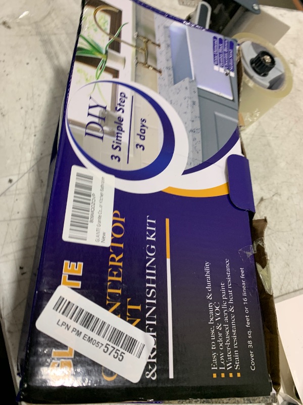 Photo 1 of GLAINTE Granite Countertop Paint Kit - Brown Counter Top Refinishing Kit for Kitchen Bathroom