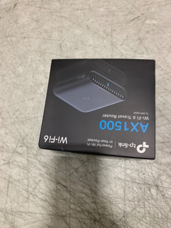 Photo 1 of TP-Link Ultra-Portable Wi-Fi 6 AX1500 Travel Router TL-WR1502X | Easy Public WiFi Sharing | Hotel/RV/Travel Approved | Phone WiFi Tether | USB C Powered | Multi-Mode | Tether App | Durable Design