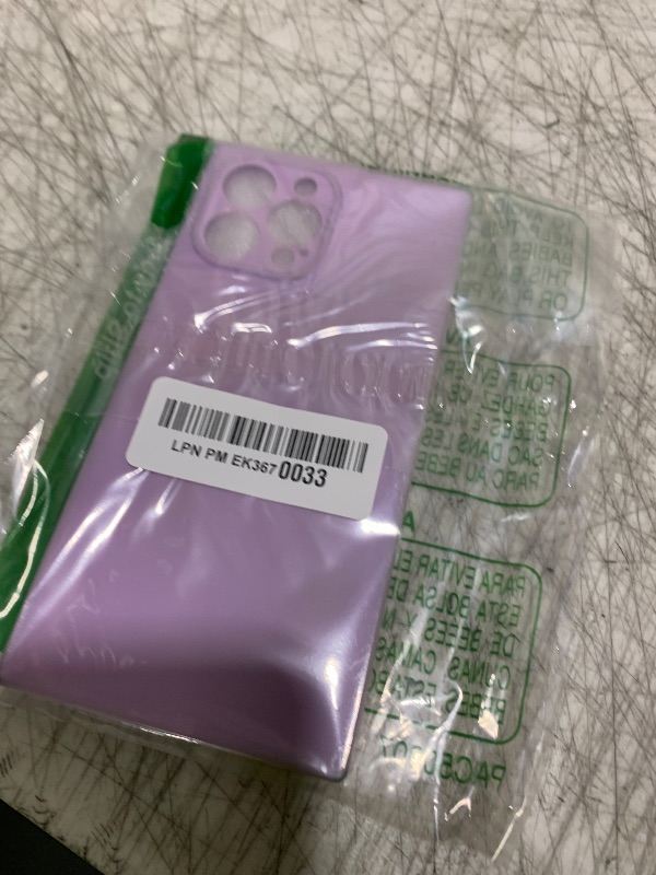 Photo 1 of Case for iPhone 13 Pro Max Case Purple Soft TPU Bumper Anti-Drop Anti-Scratch Shock Absorption Protective Wireless Slim Cover Phone Case for iPhone 13 Pro Max for Women Girls