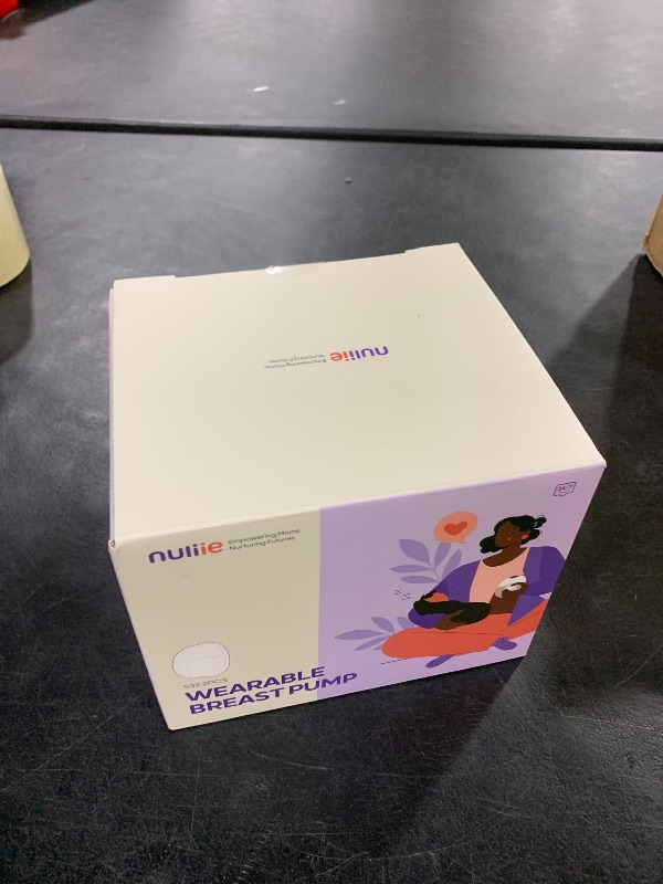 Photo 1 of Nuliie Hands-Free Breast Pump, Wearable Breastfeeding Pump 4 Modes 9 Levels with 18/21/24MM Flange, Electric Breast Pump Portable, Replaced Pumping Accessories Included (Ghostwhite, 2 Packs)