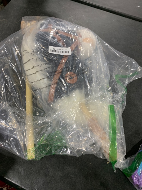 Photo 1 of MUOVE 36'' Plush Horse Riding Stick , Handsewn Head, Sturdy Wood Stick, Plus Neighing & Clip-Clop Sounds