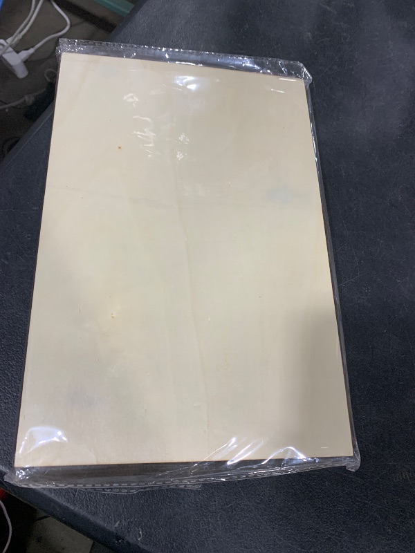 Photo 1 of DIYDEC 12 Pack Basswood Sheets - 12 x 8 x 1/13 Inch Thin Plywood for Crafts, Architectural Models, Laser Cutting, Wood Burning and Drawing