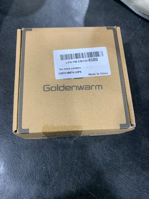 Photo 1 of goldenwarm 10 Pack 3 in Light Brass Bin Cup Pulls Brushed Gold Cabinet Pulls Gold Cup Drawer Dresser Hardware Closet Door Pulls