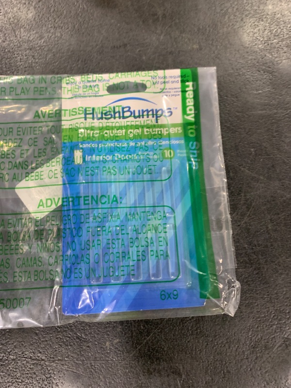 Photo 1 of HushBumps Ultra-Quiet Bumpers for Interior Doors 3-Pack. Prevent Door Slamming and Provides Soft Close. Just Peel & Stick. No Tools Required. Silences Door Closing. 30 pcs.
