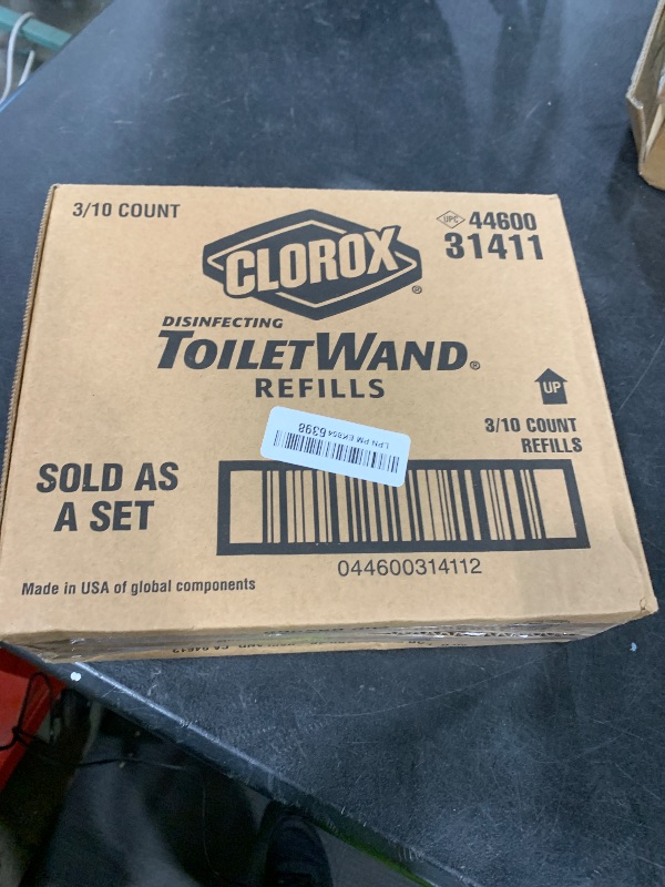 Photo 1 of CLOROX ToiletWand Toilet Cleaning Refills, Disinfecting Scrubbing Pads, 30 Count (Pack May Vary)