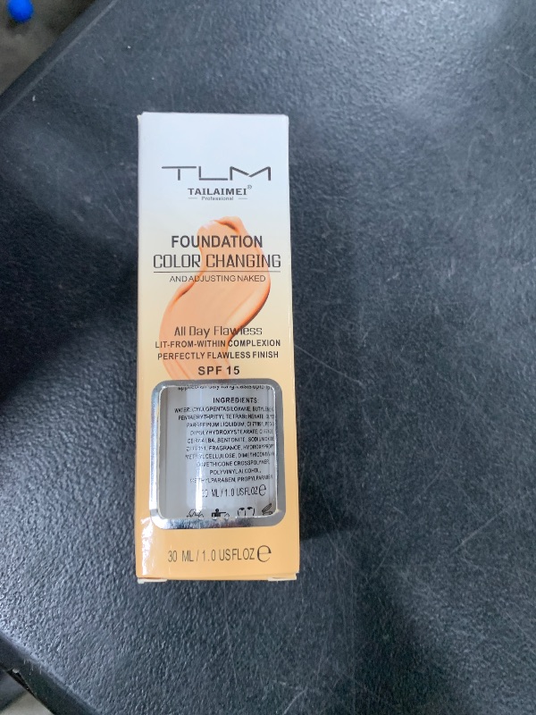 Photo 1 of KOSIMI 30ml TLM Color Changing Foundation Liquid Base Makeup Change To Your Skin Tone By Just Blending, white