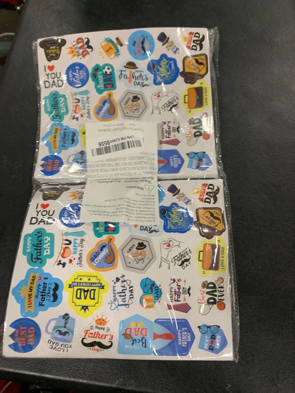 Photo 1 of Father's Day Foam Sticker Shapes Happy Fathers Day Stickers for Craft Party Decoration Home Activities 300Pcs
