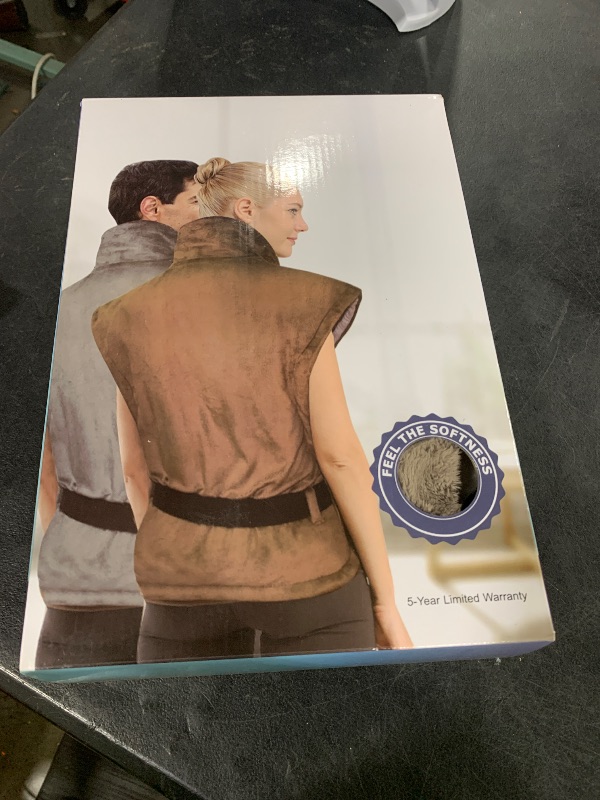 Photo 1 of Heating Pad King Size Fast-Heating Technology for Back/Waist/Shoulder/Neck Pain and Cramps Relief - Moist and Dry Heat Therapy with Auto-Off 26"X38" Hot Heated Pad by GOQOTOMO PJ-King Brown