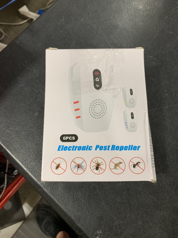 Photo 1 of 2025 Upgraded Ultrasonic Pest Repellent Indoor Insect Repeller, Pest Control, Repellent Roach, Mouse, Bugs, Mosquito, Mice, Spider, Ant, Rodent Repellent Ultrasonic Plug in, 3 Mode Switching, 6 Packs