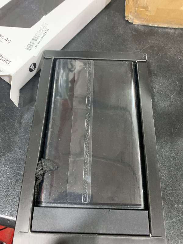 Photo 1 of mophie powerstation pro AC (2023)-27,000 mAh External Battery compatbile With MacBook&iPad Portable PD battery with 100W of AC&60W USB-C Fast Charge integrated carry strap-USB-C cable included, Black