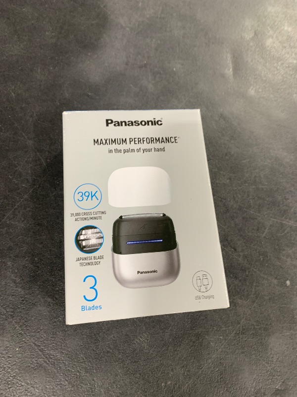 Photo 1 of Panasonic Swipe Right Travel Shaver for Women, Portable Electric Razor with USB-C Charging, 3-Blade Cutting System for Dry or Wet Use - ES-CM3A-W