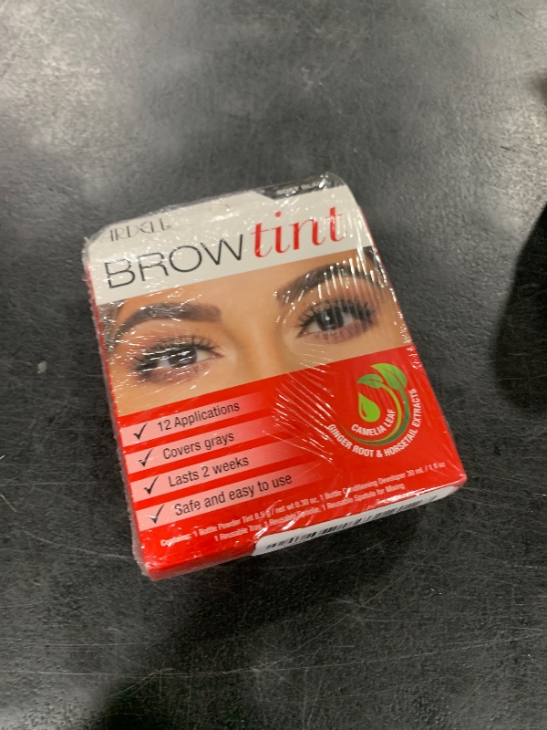 Photo 1 of Ardell Brow Tint Soft Black, Longer-lasting Semi-permanent Brow Dye, with Natural Extracts, Complete Brow Tinting Kit, 1 pack