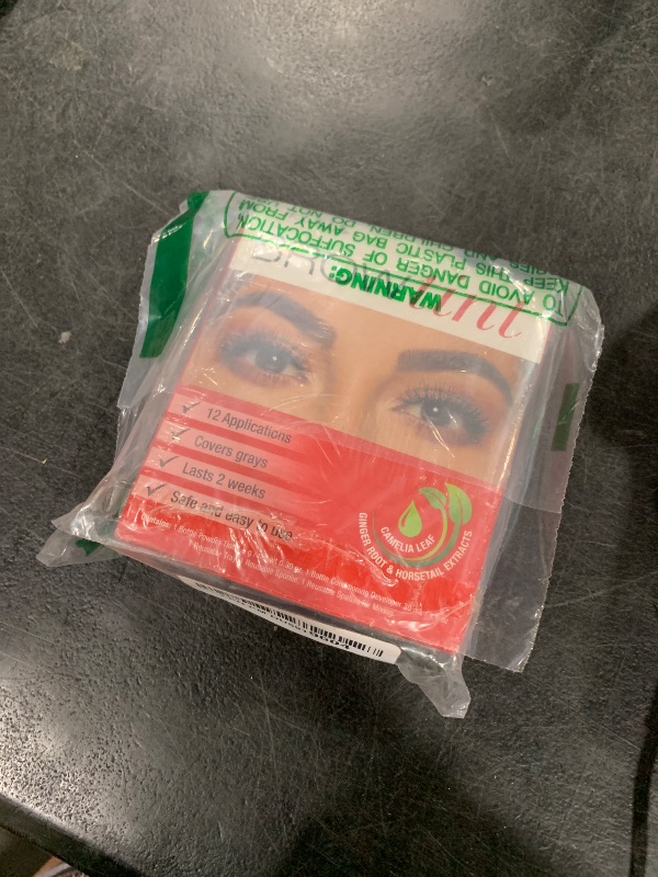 Photo 1 of Ardell Brow Tint Soft Black, Longer-lasting Semi-permanent Brow Dye, with Natural Extracts, Complete Brow Tinting Kit, 1 pack
