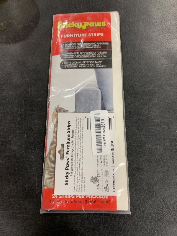 Photo 1 of Pioneer Pet Sticky Paws Furniture Strips Cat Deterrent