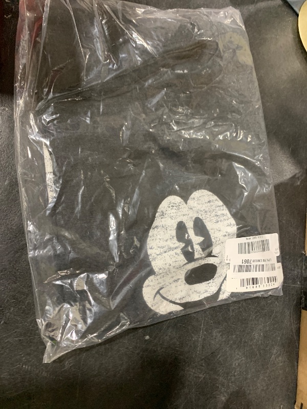 Photo 1 of Disney Men's Full Size Mickey Mouse Distressed Look T-Shirt, Char HTR, S