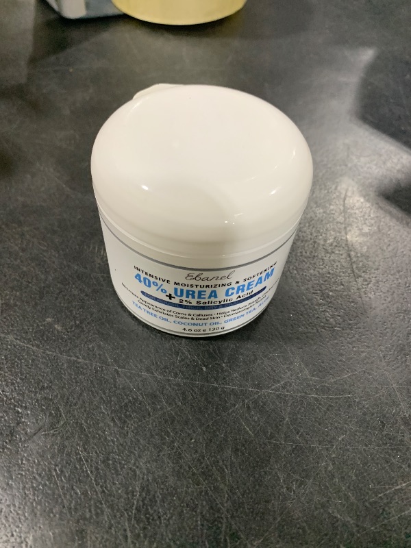 Photo 1 of Ebanel Urea Cream 40% plus Salicylic Acid 2%, Foot Cream for Dry Cracked Heels Feet Knees Elbows Hands, Foot Dead Skin Cuticle Callus Remover Toenail Softener, Keratolytic Skin Barrier Repair