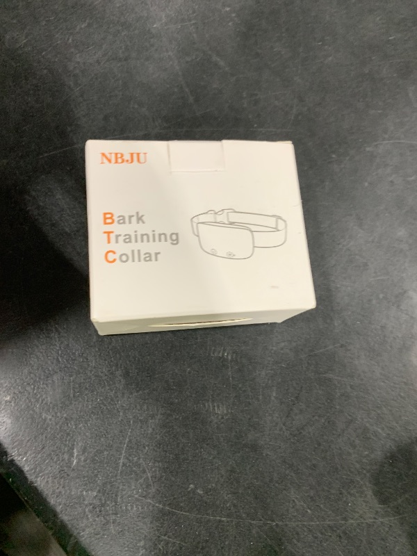 Photo 1 of NBJU Bark Collar for Dogs,Rechargeable Anti Barking Training Collar with 7 Adjustable Sensitivity and Intensity Beep Vibration for Small Medium Large Dogs (Black)