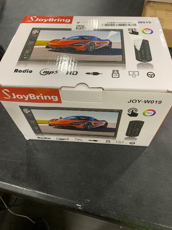 Photo 1 of SJoyBring Upgrade Wireless Double Din Car Stereo with Apple Carplay, Android Auto, Dash Cam, Bluetooth, 4-Channel RCA, 2 Subwoofer Ports, 7" HD Capacitive Touchscreen Car Radio, 60W*4, Backup Camera