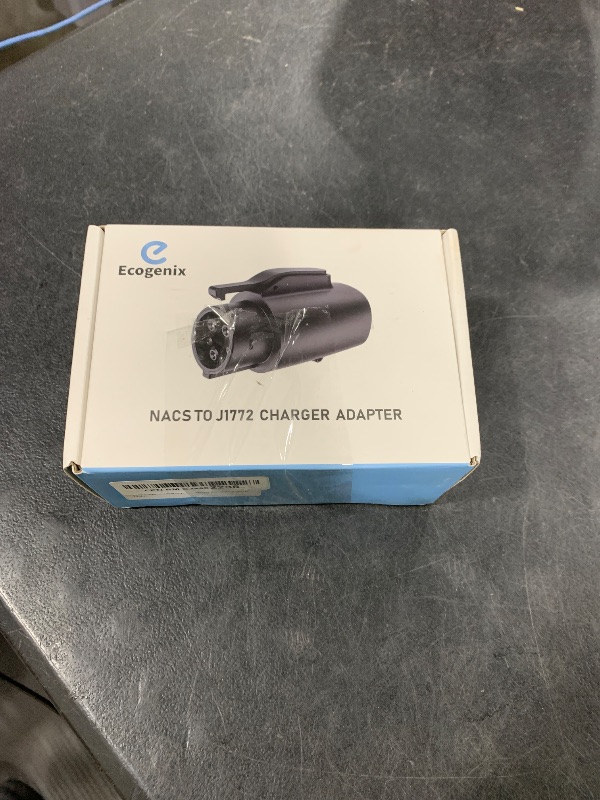 Photo 1 of Ecogenix Tesla to J1772 Charging Adapter (Max 80A, 240V), NACS to J1772 Adapter, J1772 EVs Adapter, Compatible with Tesla Wall Connector/Destination/Mobile Charger (for J1772 EVs Only) Black