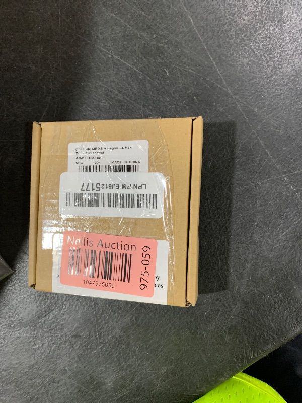 Photo 1 of (100 PCS) M5-0.8 Hexagon Flange Nuts with Non-Serrated Flange Washer Head, 304 Stainless Steel, Hex Drive, Full Thread