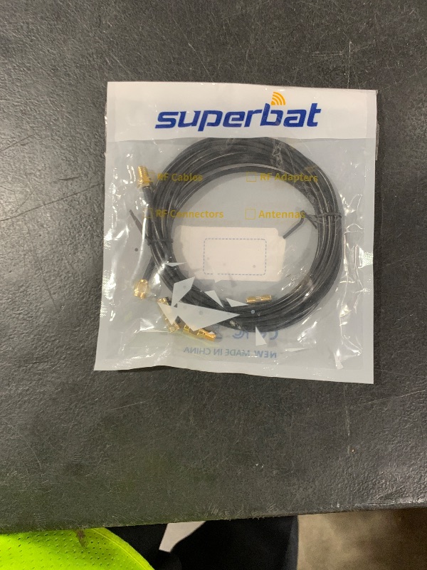 Photo 1 of Superbat RF coaxial SMA Male to SMA Female Bulkhead RG174 9.8ft Cable + 3pcs RF Coax SMA Adapter Kit for SDR Equipment Antenna Ham Radio,3G 4G LTE Antenna,ADS-B,GPS and etc