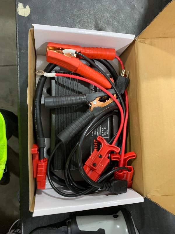 Photo 1 of Ardroit 14.6V 30A Lithium Battery Charger, LiFePO4 Battery Charger AC-DC Smart Charger with Intelligent Trickle Charging, Cooling Fan, Switch, Dual Connection, Automatic Battery Maintainer