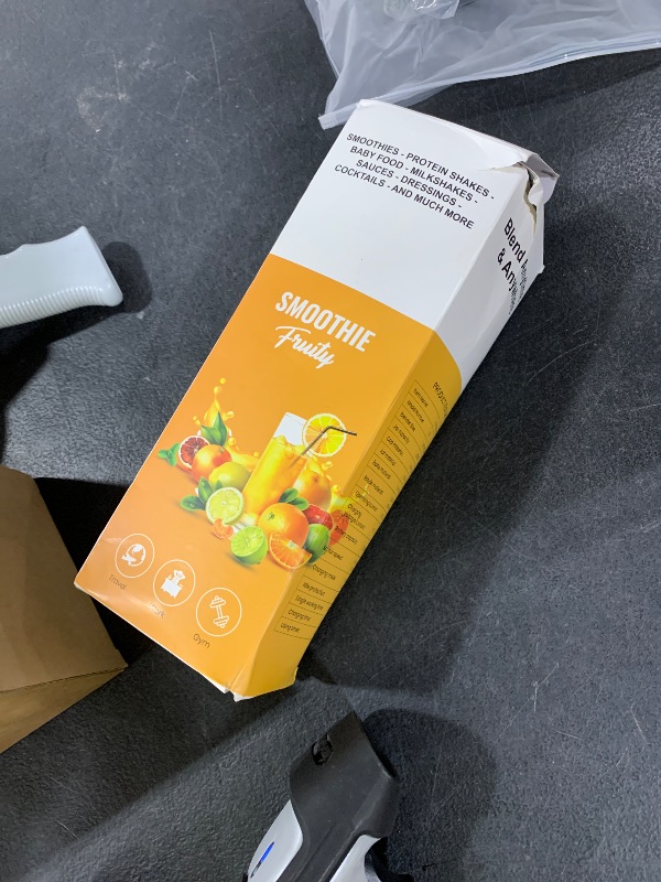 Photo 1 of Personal Blender for Shakes and Smoothies - 2025 New Upgrade Cordless Portable Blender USB-C Rechargeable, 380Ml BAP Free Juice Cup, 6 Blades Freshly Squeezed for Picnic/Sprots, 20000Rpm/Min Speed