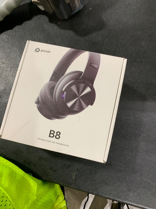 Photo 1 of Picun B8 Bluetooth Headphones, 120H Playtime Headphone Wireless Bluetooth with 3 EQ Modes, Low Latency, Hands-Free Calls, Over Ear Headphones for Travel Home Office Cellphone PC Black