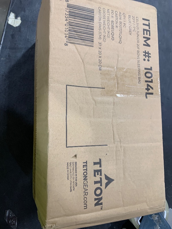 Photo 1 of TETON Junior, 20 Degree Sleeping Bag. Finally, Sleeping Bag for Boys, Girls, all Kids, Warm and Comfortable; For all camping weather and built to last