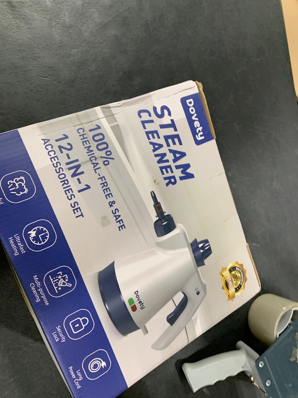Photo 1 of Steam Cleaner, Pressurized Handheld Steam Cleaner for Home with 12pcs Accessories & Safety Lock, Multi-Surface & Powerful Home Use Steamer for Cleaning, Car, Bathroom, Shower, Window, Grime, Grease