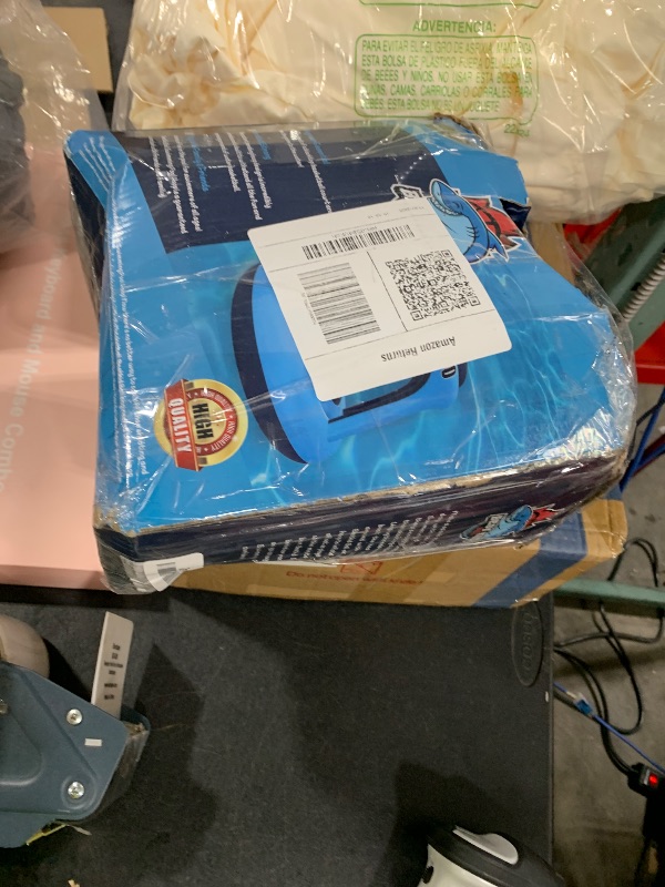 Photo 1 of BESTKID BALL Pool Basketball Hoop – Swimming Pool Basketball Hoop Set Durable PVC Material – Includes Ball, Pump and 2 Needles – Non-Leaky Valves and Easy Installation (Blue & Navy Blue)