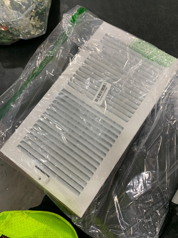 Photo 1 of 16 x 8 Inch [Duct Opening] Air Vent Covers for Wall or Ceiling - High Airflow 2 Way Steel Ventilation - Adjustable Wall/Ceiling Register, 17-3/4 Inch x 9-3/4 Inch [Overall Dimensions]