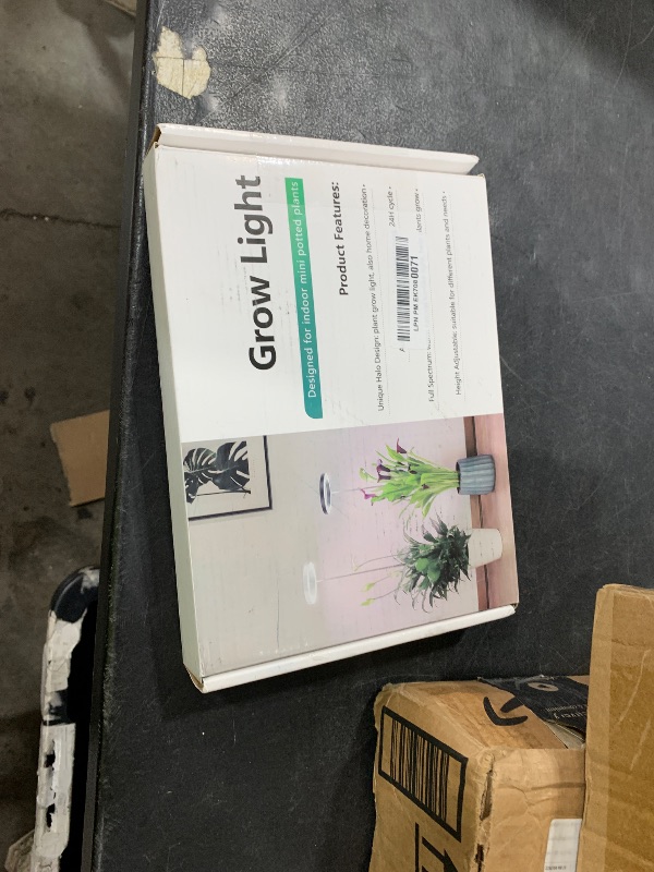 Photo 1 of LORDEM Full Spectrum LED Grow Light, 72 LEDs, 4 Brightness Settings, Auto On/Off Timer, Height Adjustable, Ideal for Indoor Plants