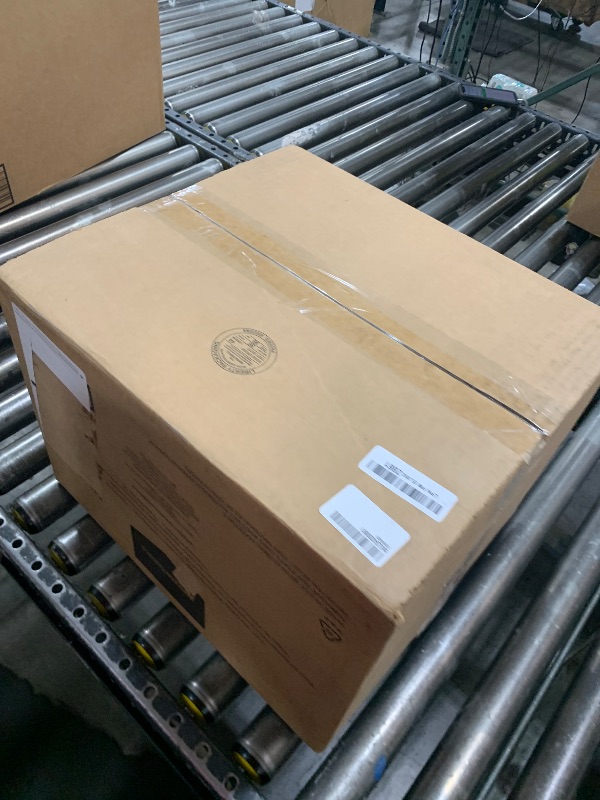 Photo 1 of Amazon Basics Plastic Storage Containers with Secure Latching Lids, Stackable Organization Bins, Clear/Grey, 5 Quart, Set of 10