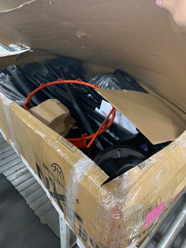 Photo 1 of Silverback NXT Portable Adjustable 10ft Outdoor Basketball Hoop - 50" and 54" Basketball Goal Backboard Available - Assembles in 90 Minutes