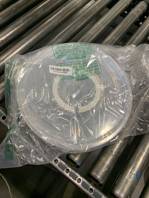 Photo 1 of 11.5 Inch Clear Pie Containers With Lids and Handle Round Pie Carrier Reusable 2 Compartments Pizza box Leftover Pizza Keeper for Food Cake Cheesecake Tortilla Pastry