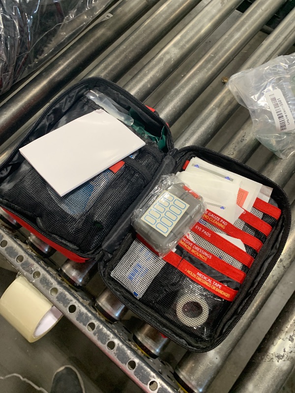 Photo 1 of First Aid Trauma Kit,Comprehensive First Aid Kit with Labelled Compartments, Molle System Emergency Kits for Cars, Home, Office, Backpacking, Camping, Traveling, and Cycling-265 Piece