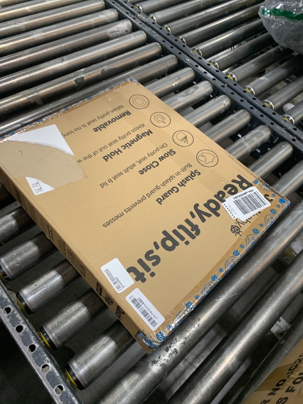 Photo 1 of Quick Flip Elongated Toilet Seat with Built-In Potty & Splash Guard for Toddler Training, Slow Close - Jool Baby