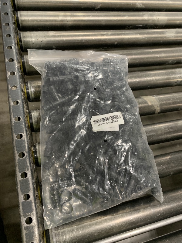 Photo 1 of 100Pcs Drip Irrigation Connectors Fittings Kit for 1/2 Inch Tubing, Including 30 Tees, 30 Couplings, 20 Elbows, 10 End Closures, 10 End Cap Plugs - Barbed Connectors Compatible Drip Sprinkler Systems