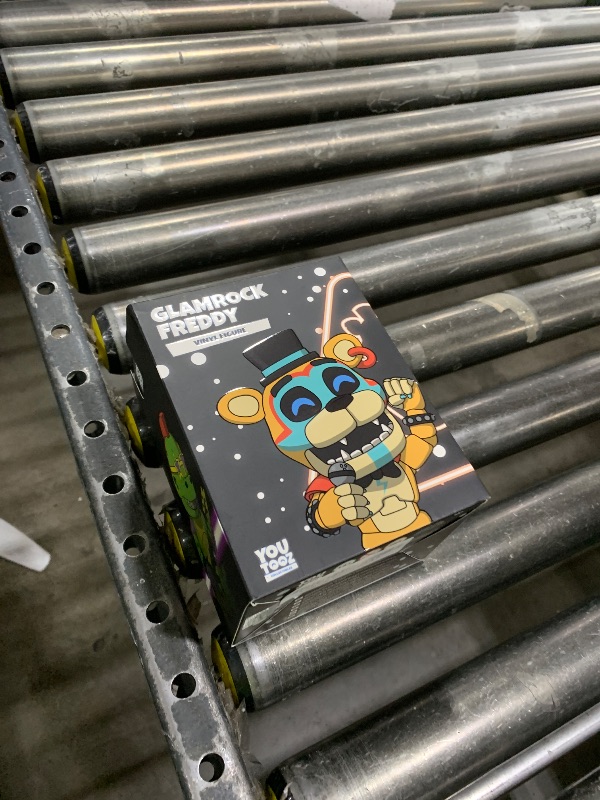 Photo 1 of Youtooz FNAF Glamrock Freddy 4.7" Vinyl Figure, Collectible From Five Nights at Freddys Collection