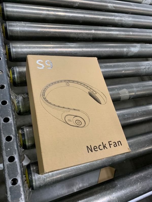 Photo 1 of Neck Fan, Personal Fan with LED Display, USB-C Rechargeable, 4000mAh-Battery, 3-Speed Adjustment