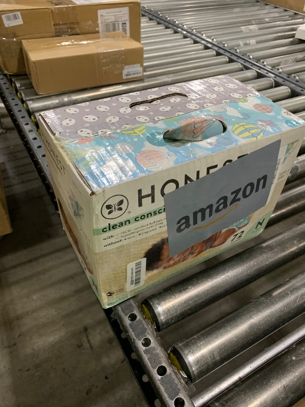 Photo 1 of The Honest Company Clean Conscious Diapers for Delicate Skin, 72 Count (Prints May Vary)