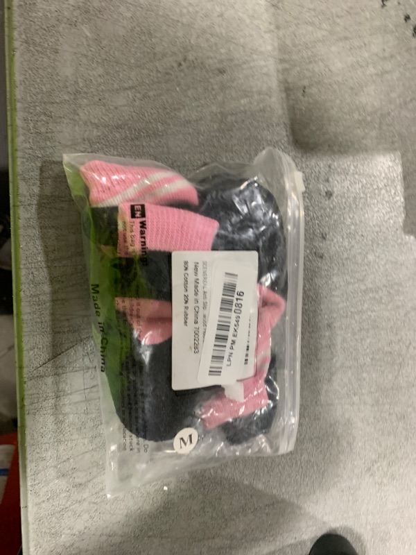Photo 1 of SCENEREAL Anti Slip Dog Boots & Paw Protectors for Hardwood Floor, Extended Dog Socks to Prevent Licking Paws, Waterproof Pet Snow Rain Shoe for Winter Medium Senior Dogs, Pink M