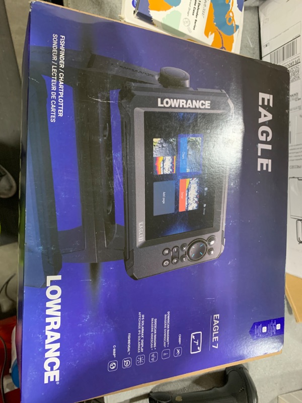 Photo 1 of Eagle 7 TripleShot™ HD, 7" IPS Screen, TripleShot™ HD transducer, C-MAP® Inland Charts for The US, with Coverage of Over 17,000+ American Lakes