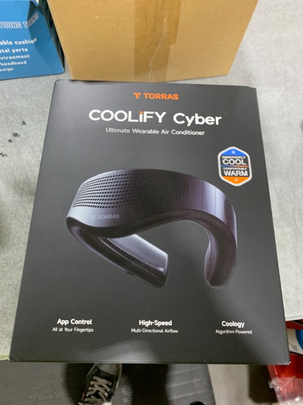 Photo 1 of TORRAS 2025 Top Al Neck Fan Air Conditioner Coolify Cyber, Portable Neck Fans that Blow Cold Air?No.1 Coolest & 720° Immersive Cooling? Personal AC Rechargeable for Outdoor/Indoor. Gifts for Dad/Mom