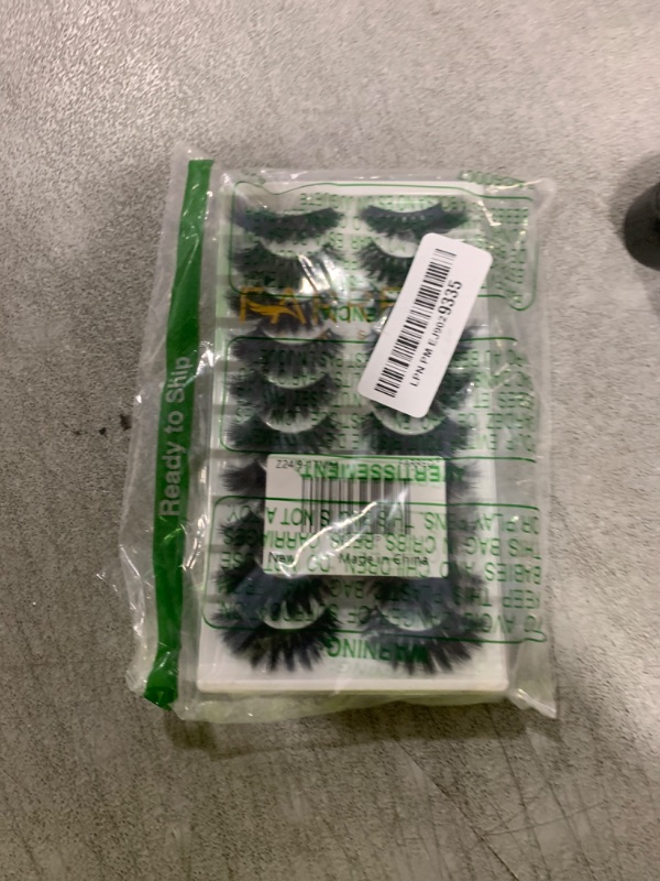 Photo 1 of FARRED Short Lashes Fluffy Wispy Eyelashes Natural Mink Curly Lash that Looks Like Extensions 16mm Dramatic Russian Cat Eye Lashes Pack Small Curled Pestañas