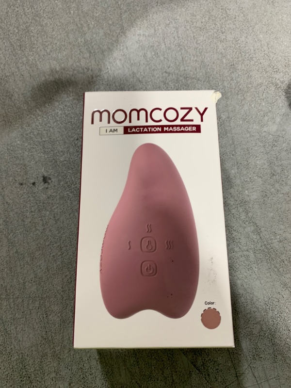 Photo 1 of Momcozy Warming Lactation Massager 2-in-1, Soft Breast Massager for Breastfeeding, Heat + Vibration Adjustable for Clogged Ducts, Improve Milk Flow, Engorgement